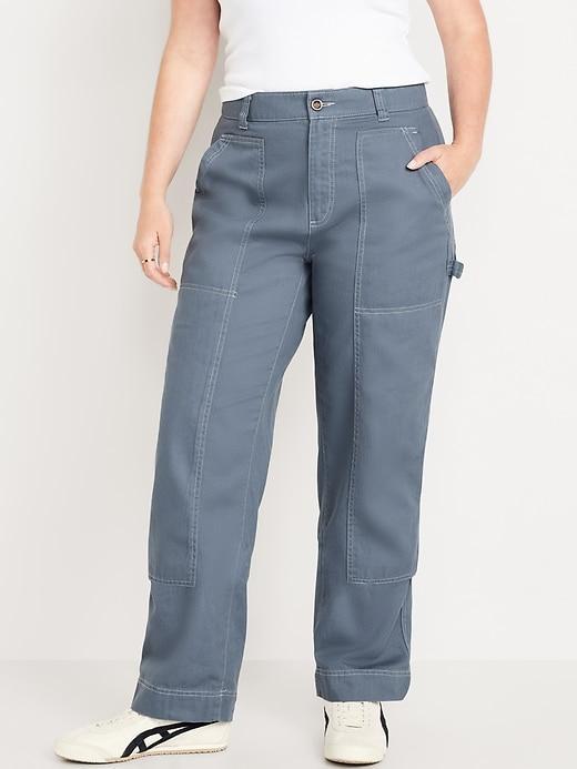 High-Waisted Utility Pants Product Image