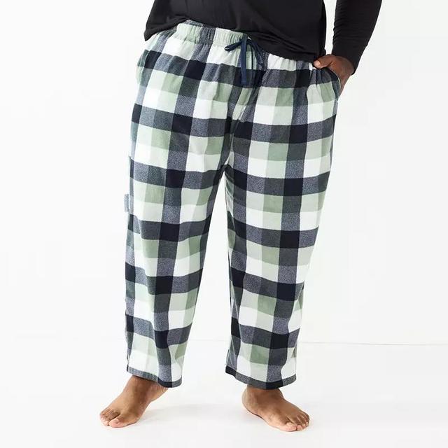 Big & Tall Sonoma Goods For Life Microfleece Sleep Pants, Mens Product Image