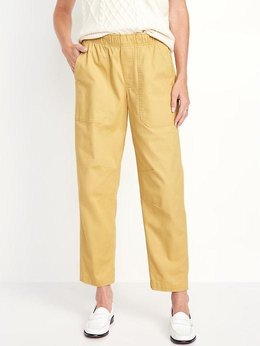 High-Waisted Pulla Utility Pants Product Image