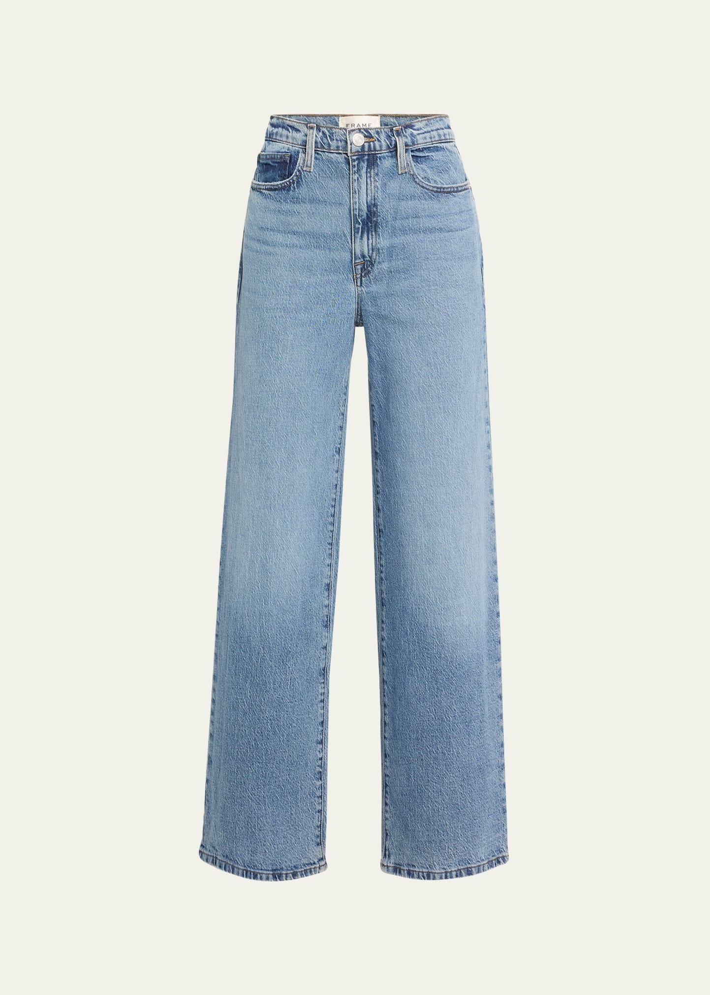 Frame Le Jane High Rise Wide Leg Jeans in Lomina Product Image