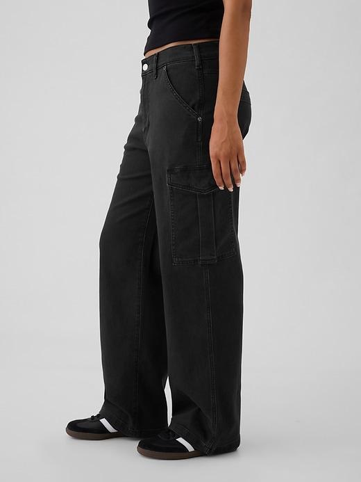 Mid Rise ’90s Loose Cargo Jeans Product Image