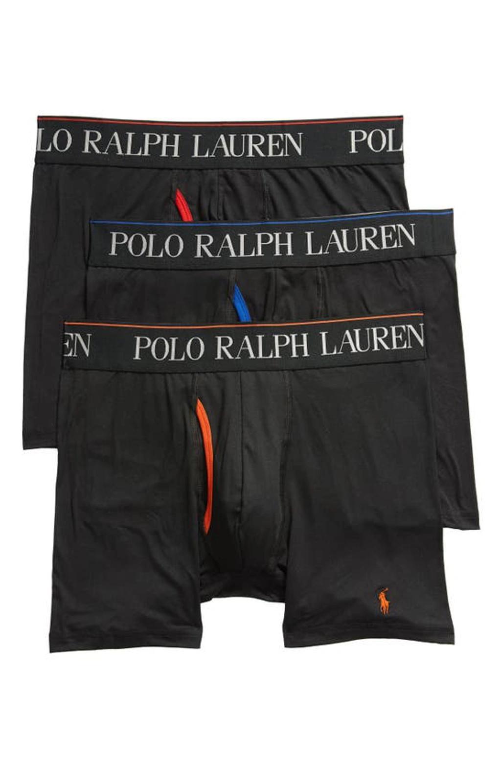 4d 3-pack Boxer Briefs In Polo Black Product Image