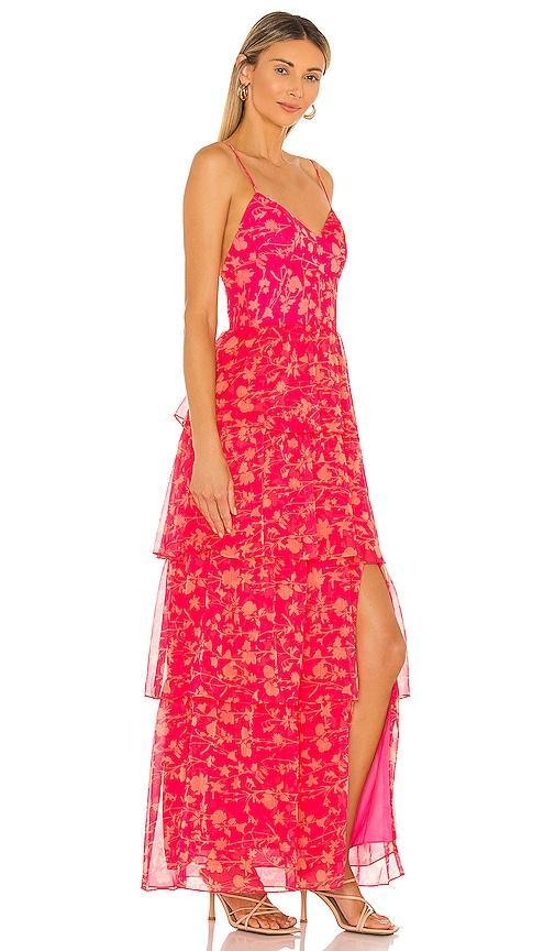 Amanda Uprichard Thaddea Maxi Dress Size M, S, XS. Product Image