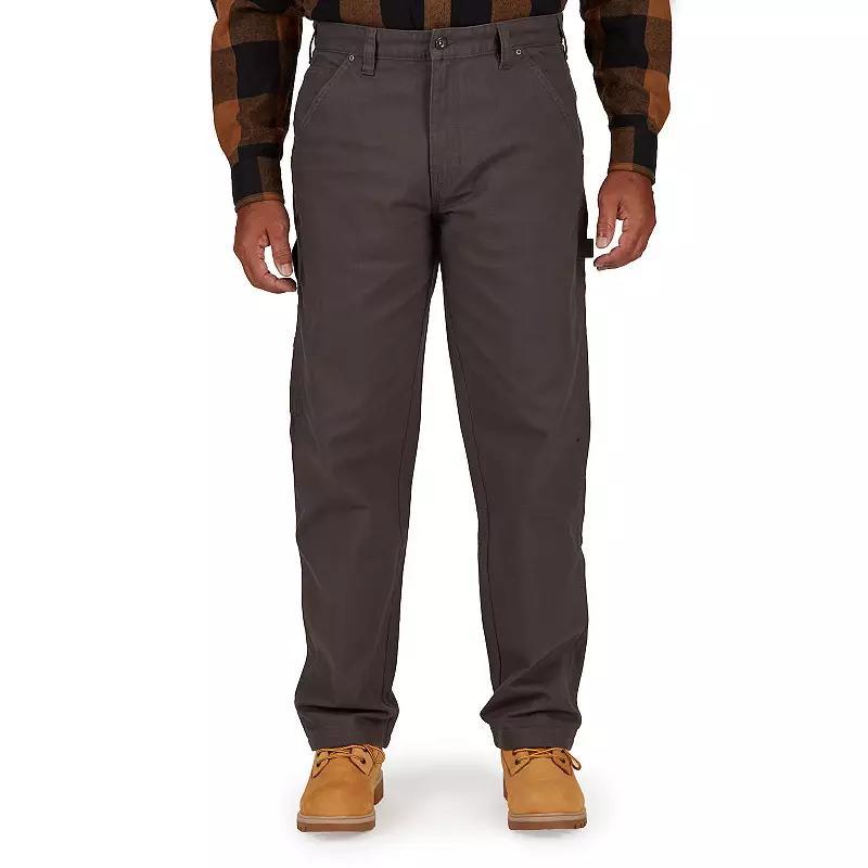 Mens Smiths Workwear Stretch Duck Canvas Carpenter Pants Brown Product Image