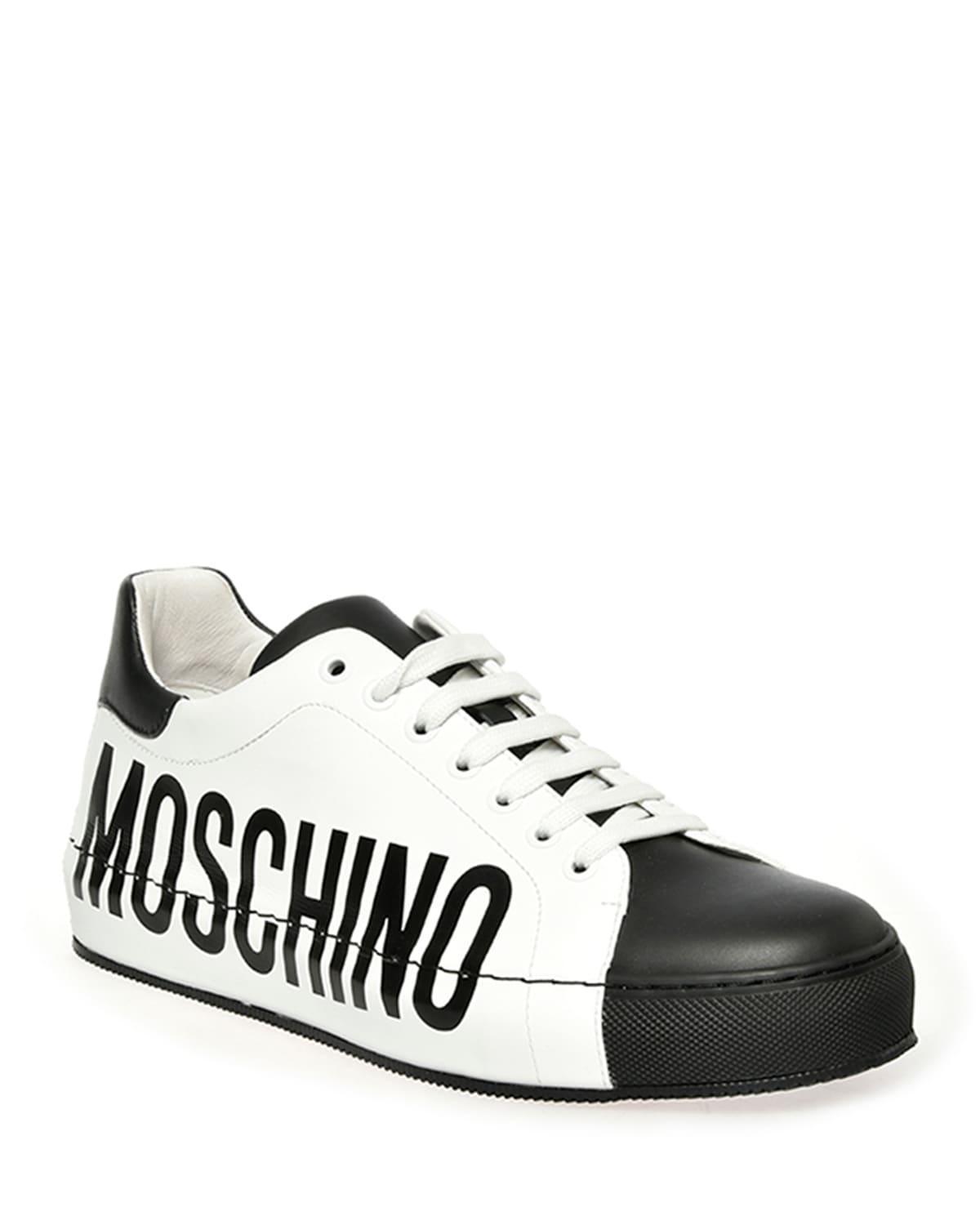 Mens Two-Tone Logo Low-Top Sneakers Product Image