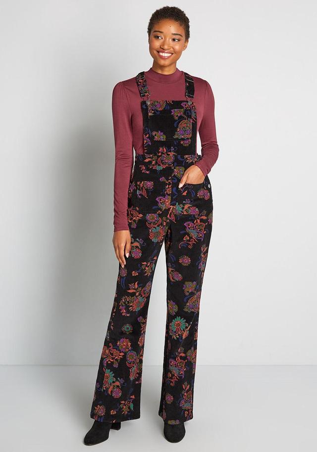 Paisley Makes Perfect Cord Overalls Product Image