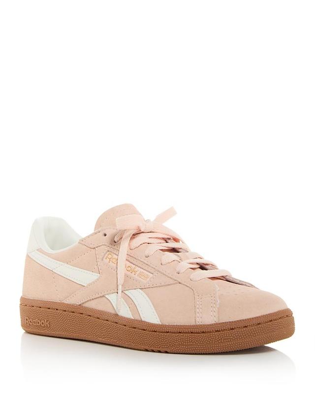 Reebok Womens Reebok Club C Grounds UK - Womens Running Shoes Classic Beige/Gum/Chalk Product Image