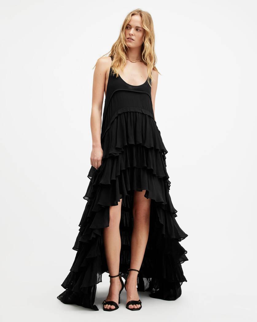 Cavarly Tiered Ruffle Maxi Dress Product Image