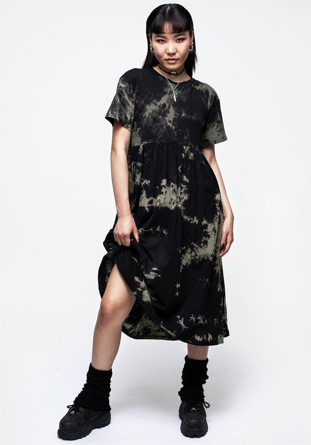 Grievance Tie Dye Midi Dress Product Image