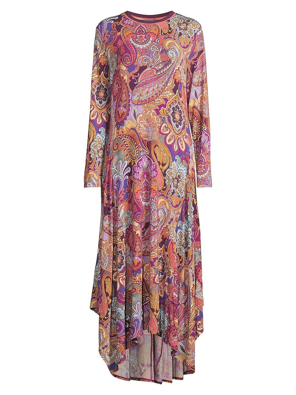 Womens The Janie Paisley Knit Maxi-Dress Product Image