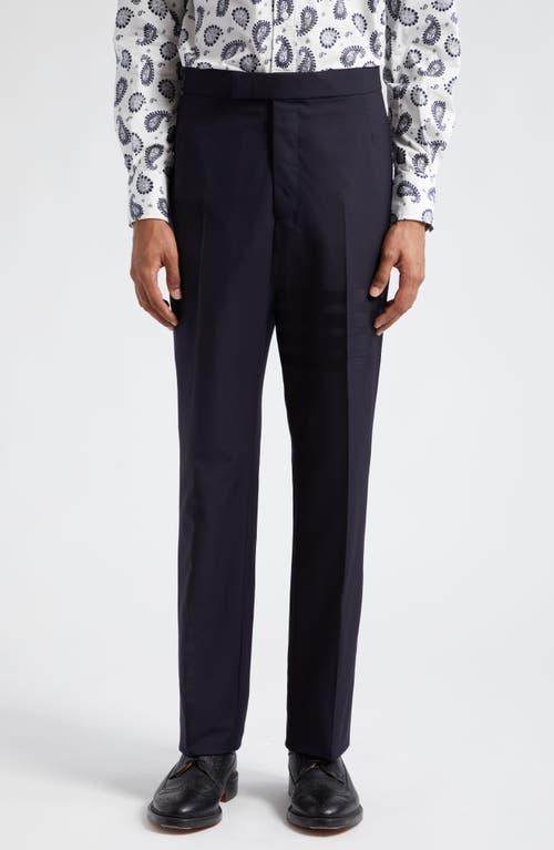 Thom Browne 4-Bar Mlange Wool Pants Product Image