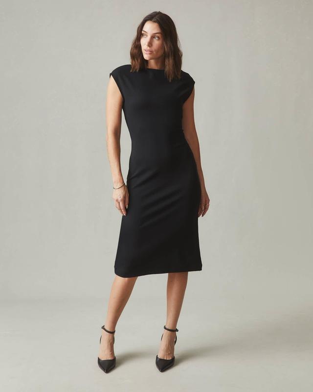 Ponte Dress - Black Product Image