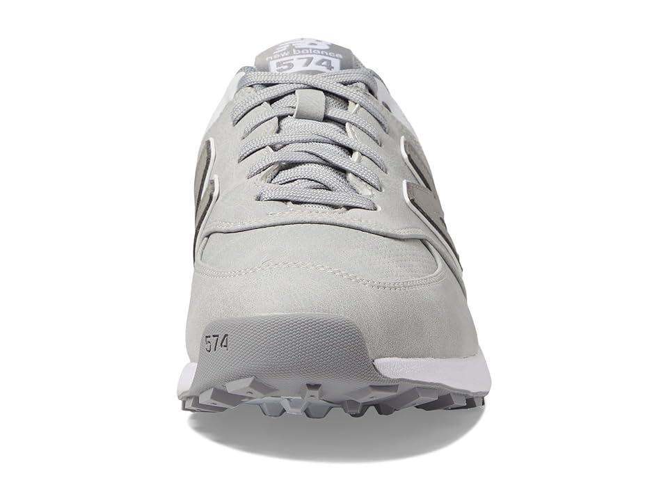 New Balance Golf 574 Greens v2 (Light Grey) Men's Shoes Product Image