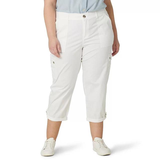 Plus Size Lee Flex-To-Go Cargo Capri Pants, Womens Product Image