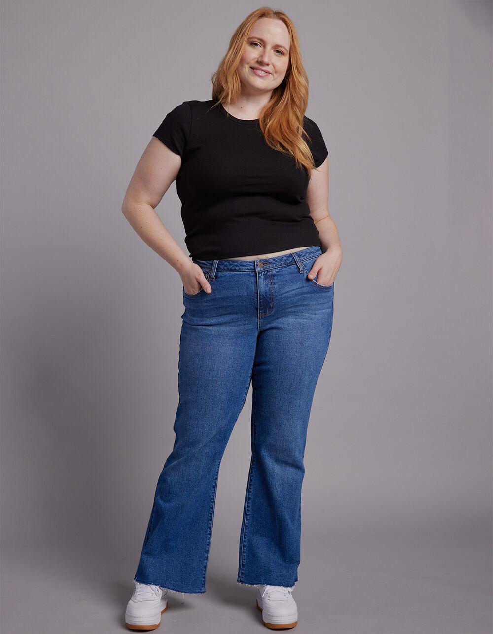 RSQ Womens Low Rise Flare Jeans Product Image