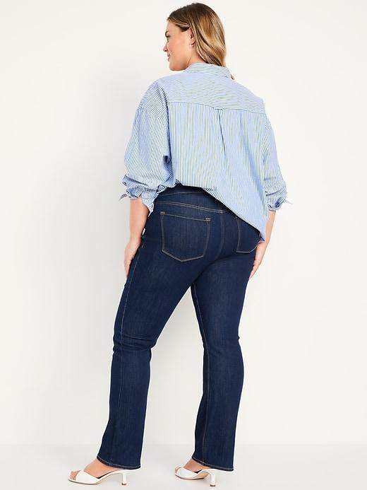 Mid-Rise Wow Boot-Cut Jeans Product Image