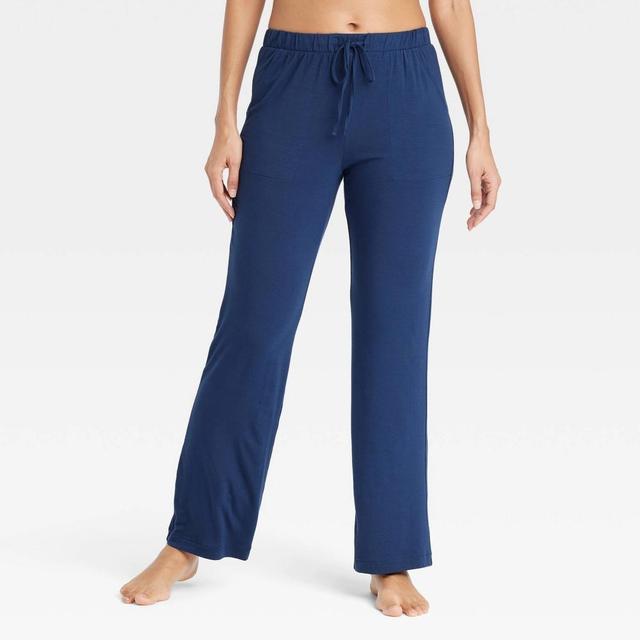 Women's Cloud Knit Pajama Pants - Auden™ Navy Blue M Product Image