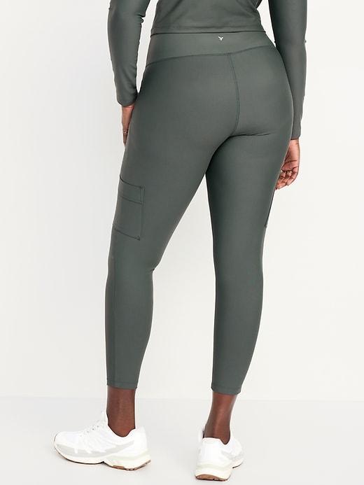 High-Waisted PowerSoft Cargo 7/8 Leggings Product Image