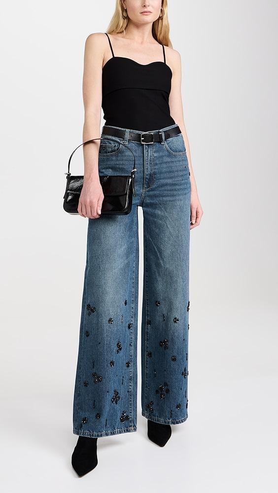 DL1961 Hepburn Wide Leg Jeans: High Rise Vintage 32" | Shopbop Product Image