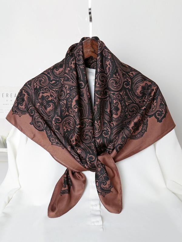 Contrast Color Printed Shawl&Scarf Product Image