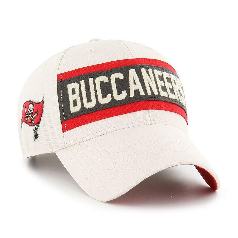 Men's '47 Cream Tampa Bay Buccaneers Crossroad MVP Adjustable Hat Product Image