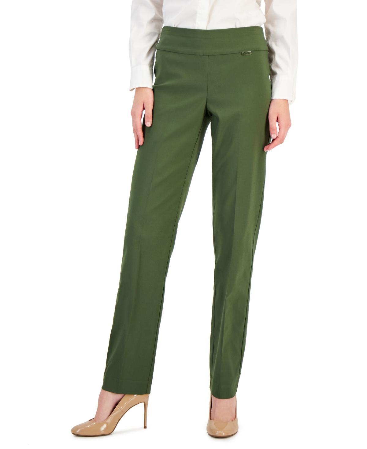 I.n.c. International Concepts Womens Tummy-Control Pull-On Straight-Leg Pants, Created for Macys Product Image