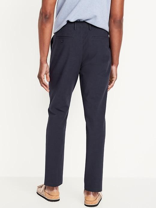 Loose Taper Seersucker Pants Product Image