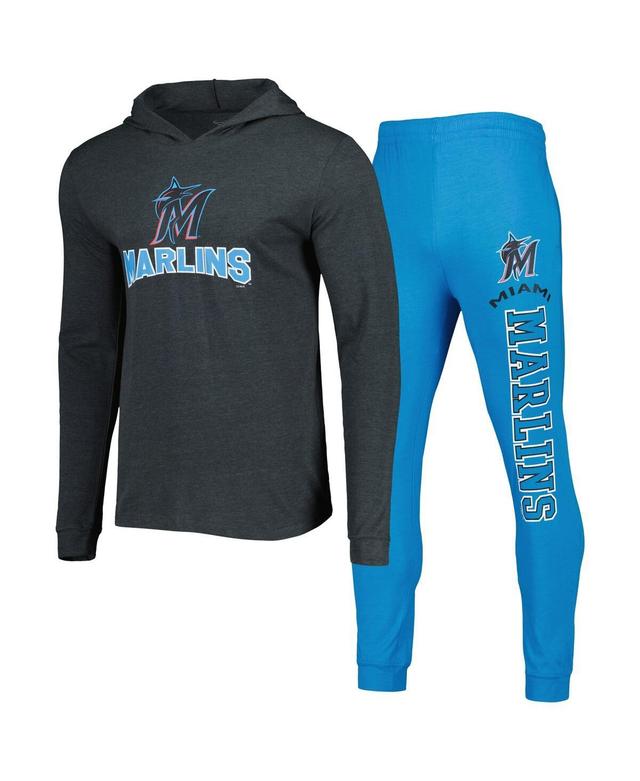 Mens Concepts Sport Blue Miami Marlins Meter Hoodie and Joggers Set - Blue Product Image