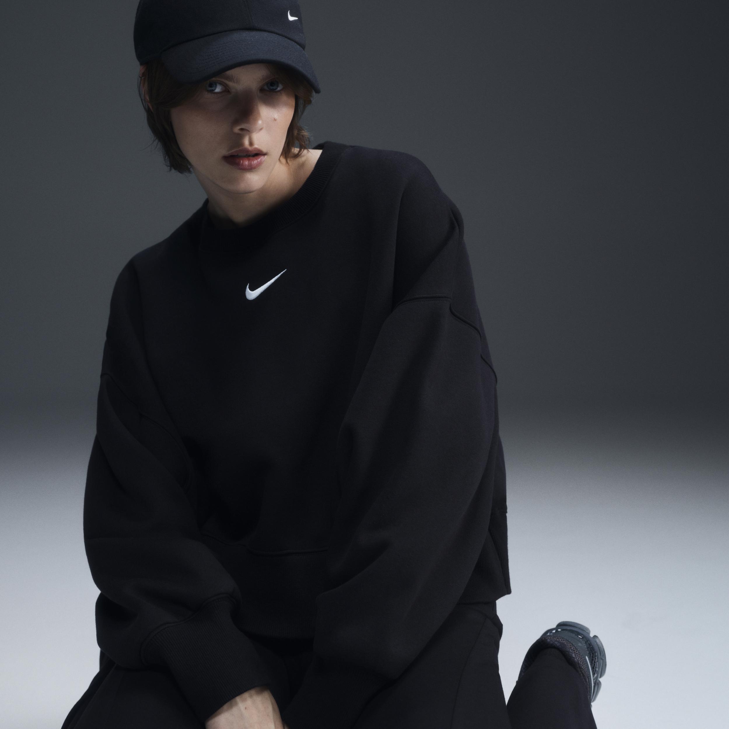 Nike Womens Nike NSW Style Fleece Crew OOS - Womens Product Image