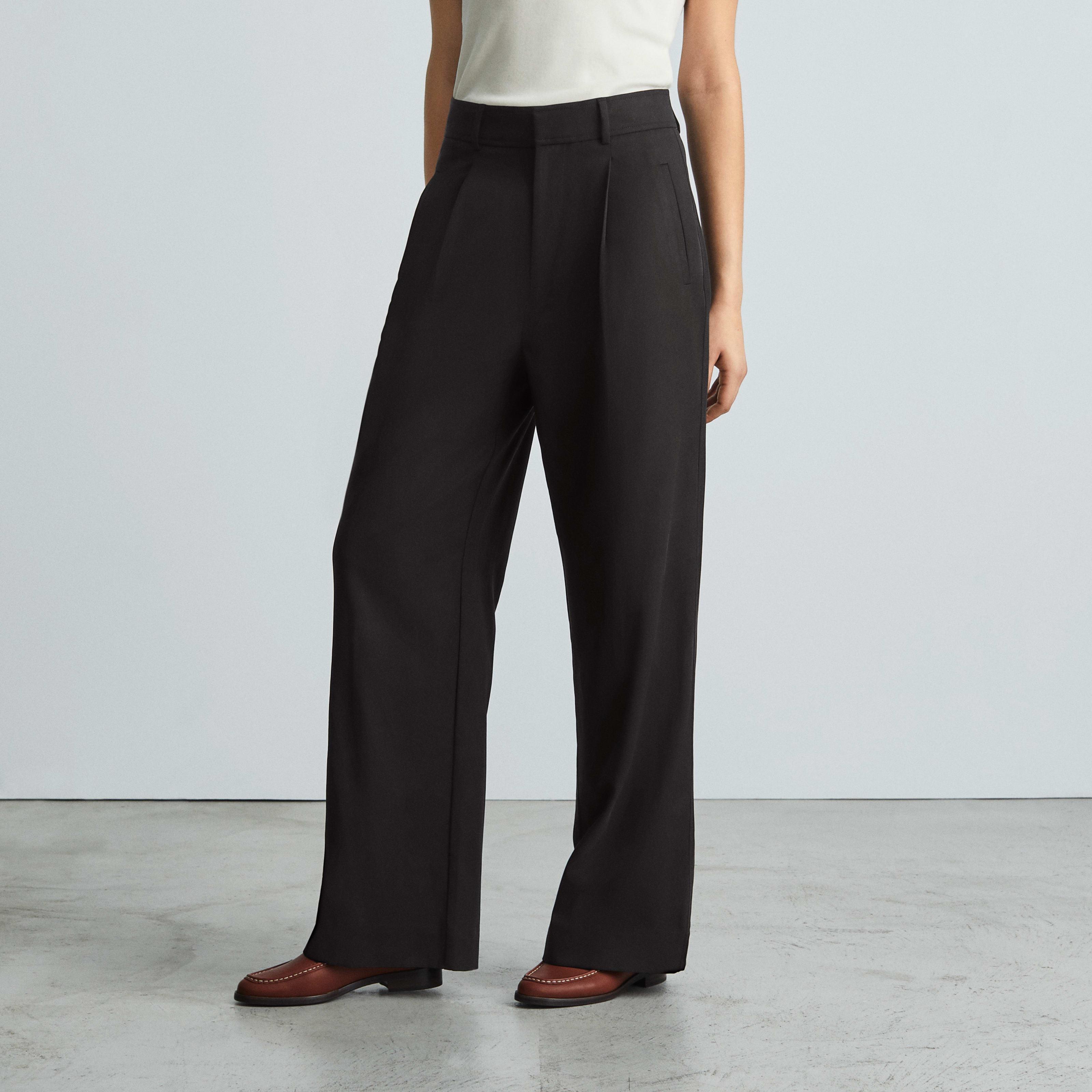 The Draper Pleated Pant in Buttersmooth Product Image