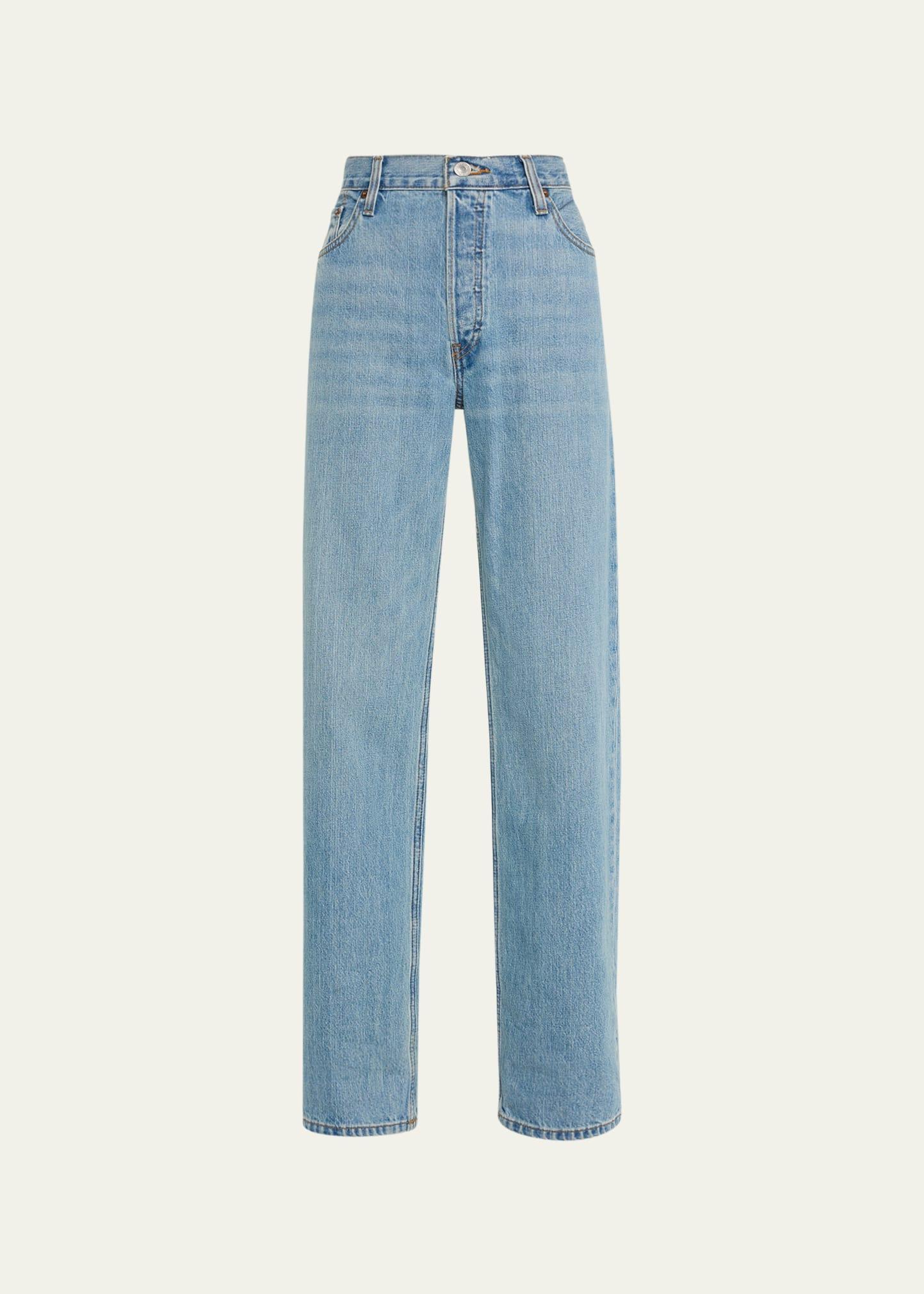 Womens Loose Long Jeans Product Image