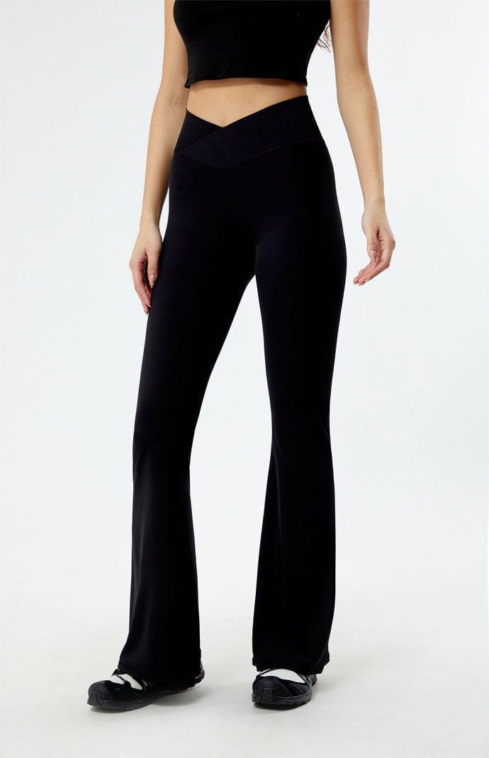 Women's Knit Flare Yoga Pants Product Image