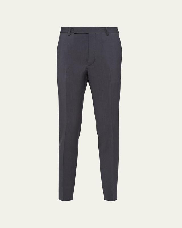 Mens Tailored Wool And Mohair Pants Product Image