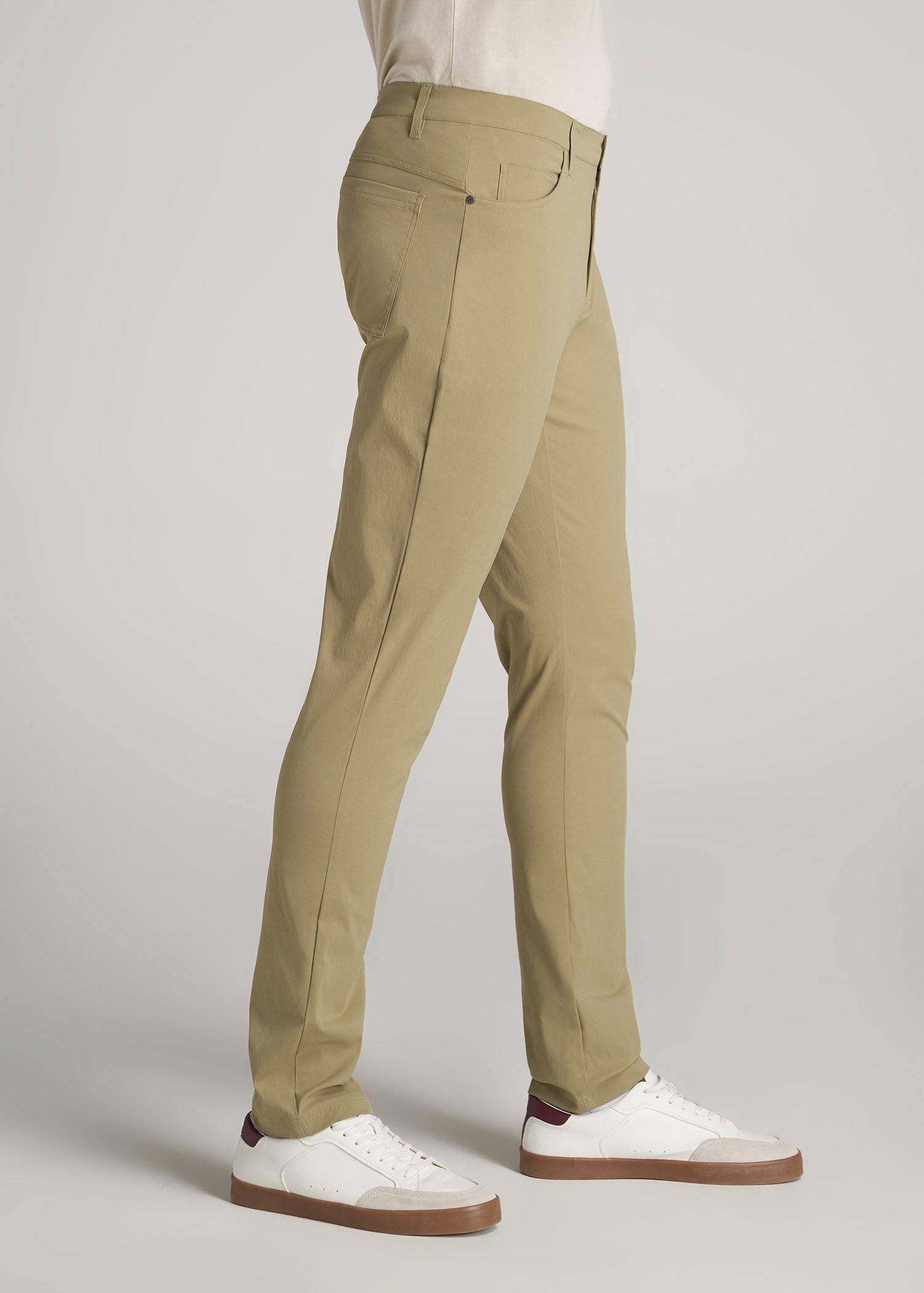 TAPERED-FIT Traveler Pants for Tall Men in Tan Product Image