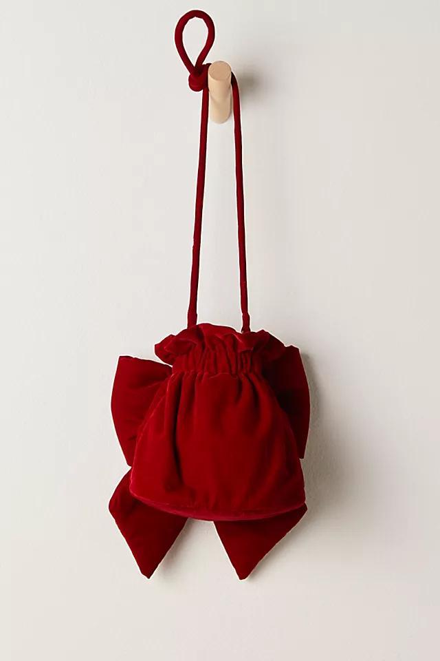 Belle Velvet Bow Bag Product Image