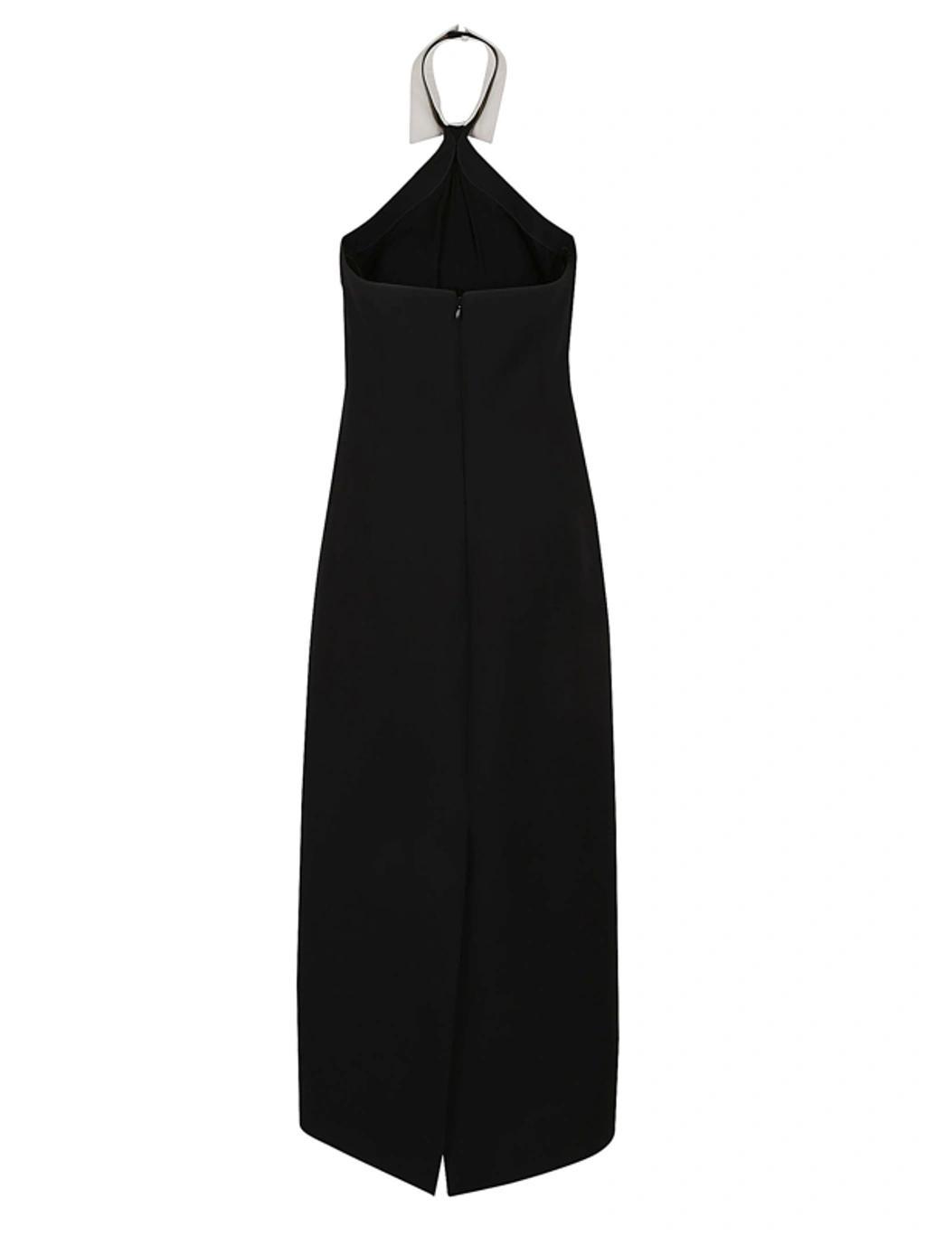 Sleeveless Midi Dress In Black Product Image