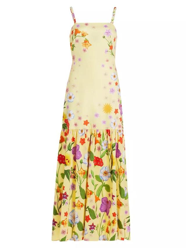 Cordiela Floral Cotton Maxi Dress Product Image