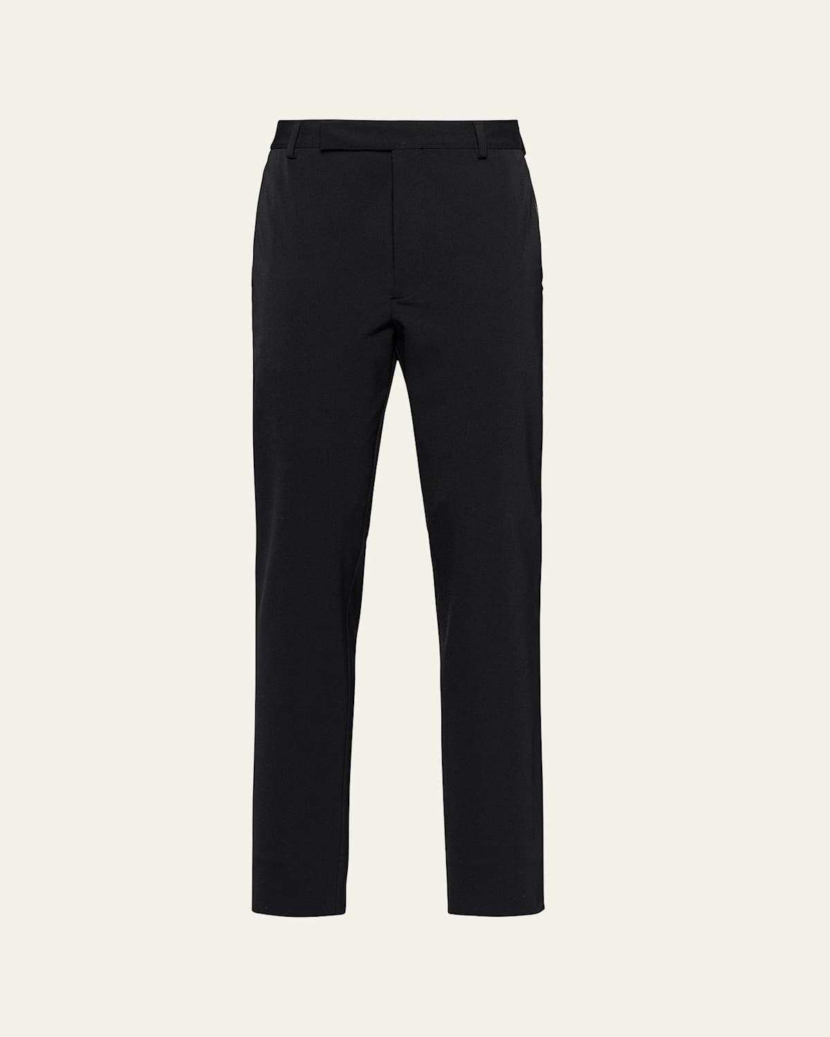 Prada Men's Technical Nylon Pants  - NERO - Size: 46R EU (36R US) Product Image