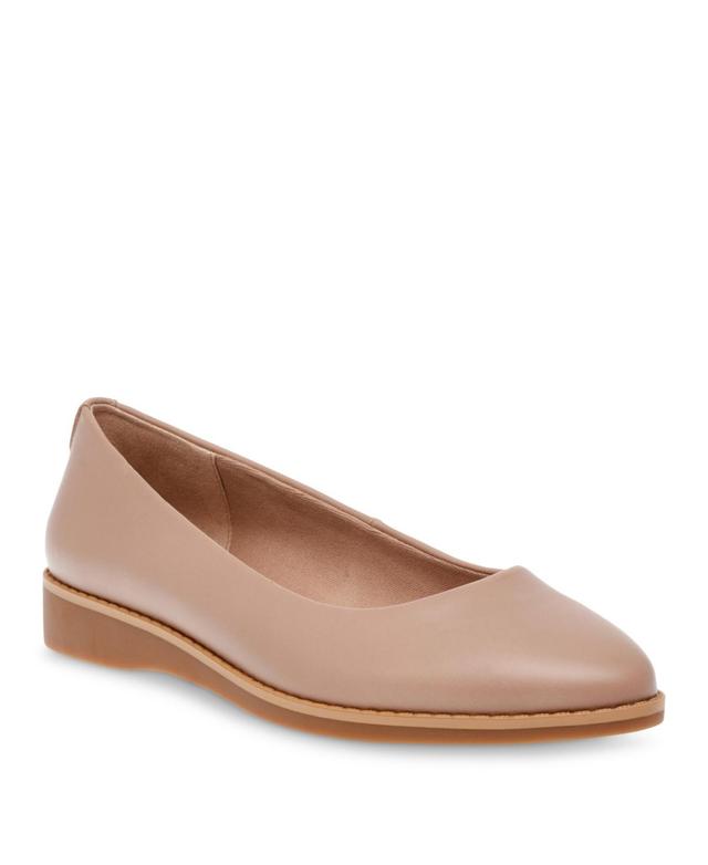 Anne Klein Womens Serene Almond Toe Flat Product Image