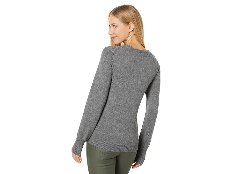 Hatley Alice Sweater (Charcoal) Women's Clothing Product Image