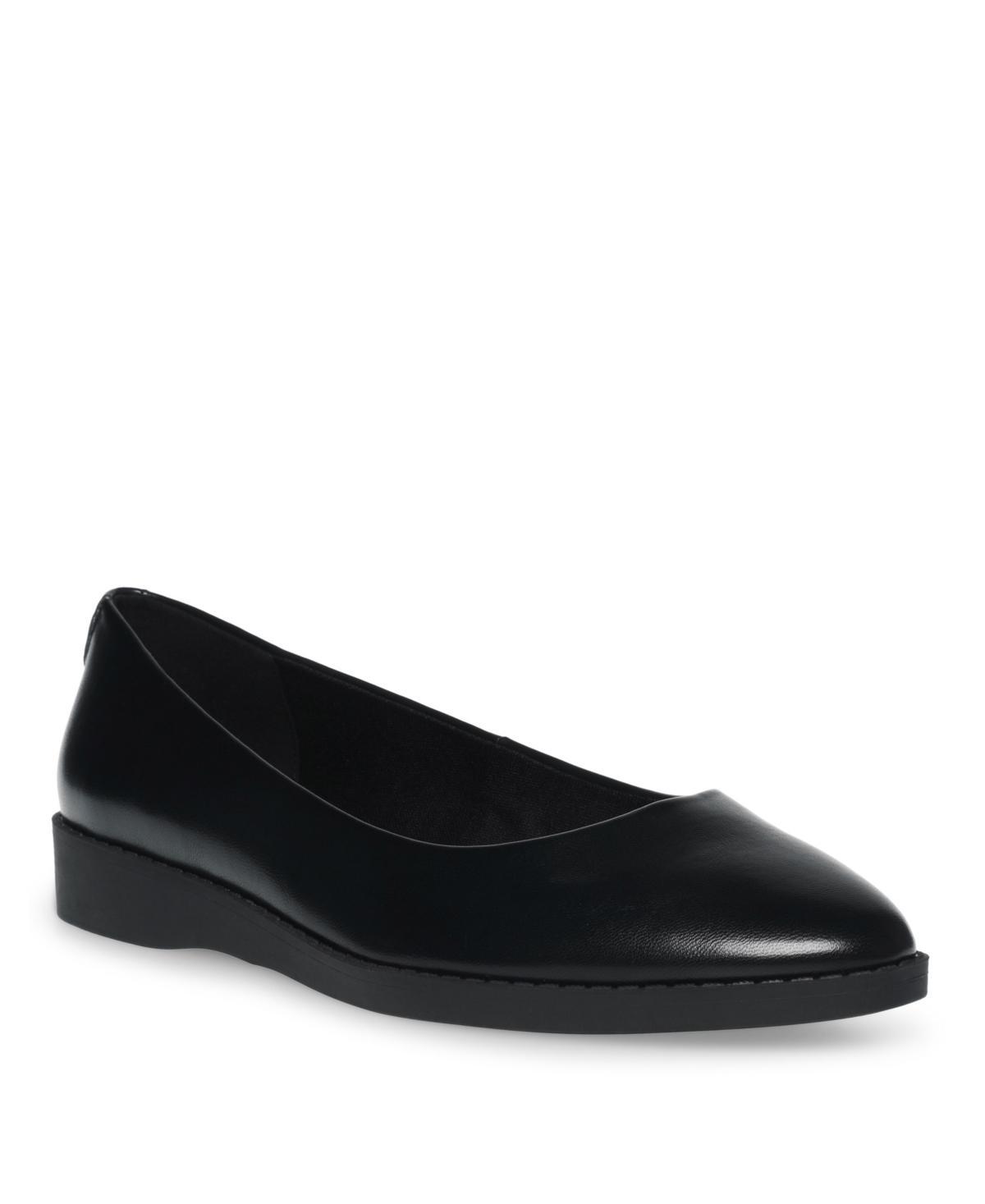 Anne Klein Womens Serene Almond Toe Flats Product Image