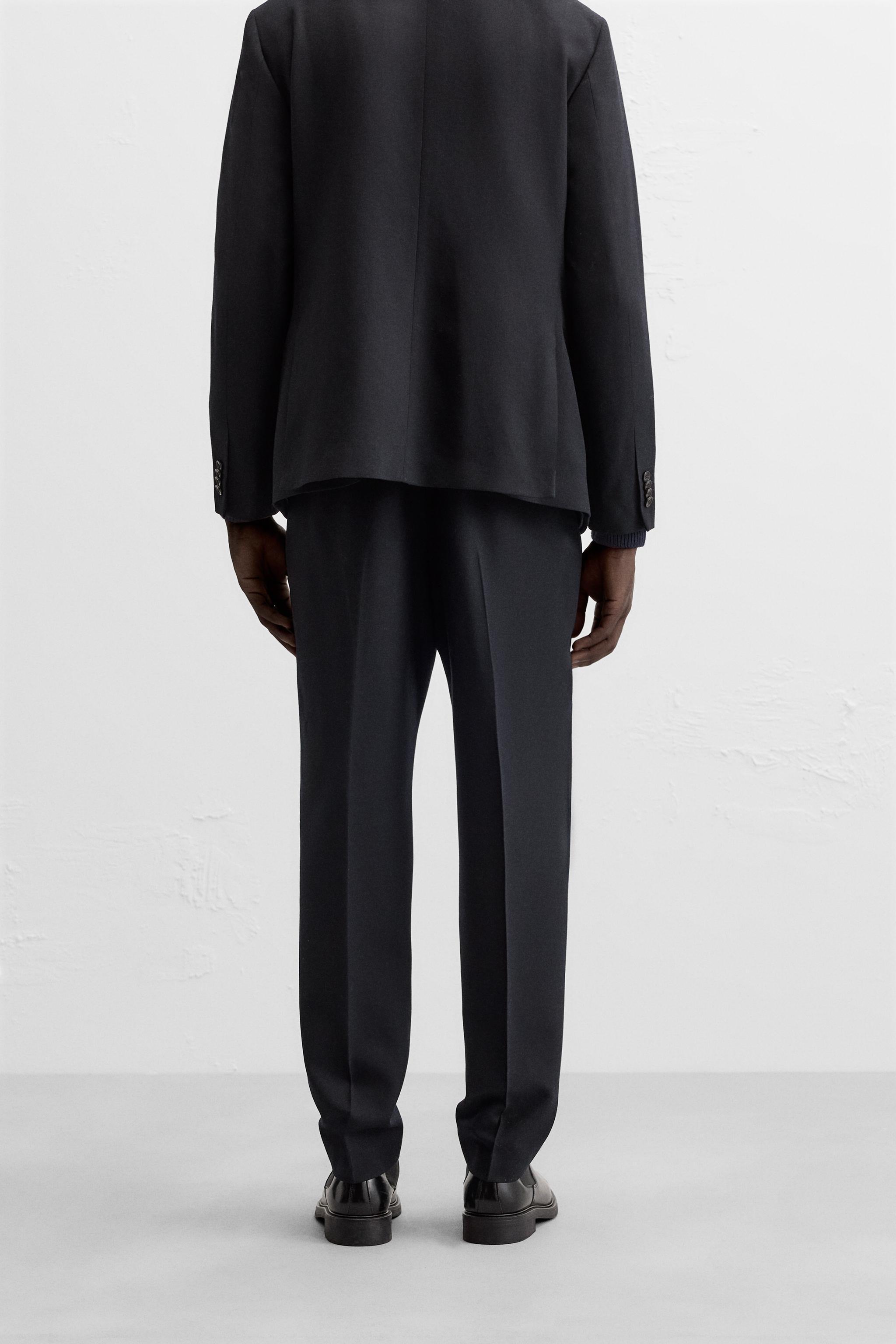 WOOL BLEND SUIT PANTS Product Image