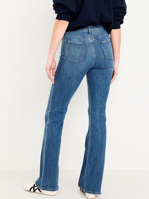 High-Waisted Wow Flare Jeans Product Image