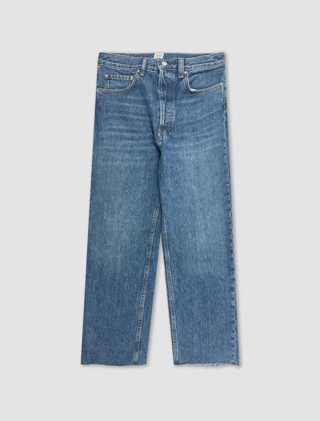 TOTÊME Classic Cut Denim In Blue Product Image