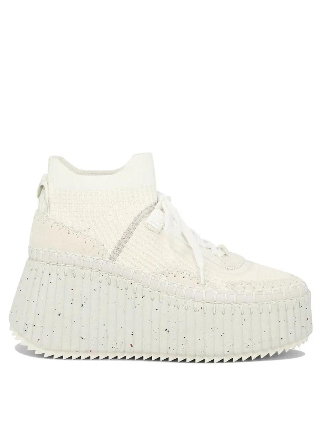 Nama Knit Platform Sneaker In White Product Image