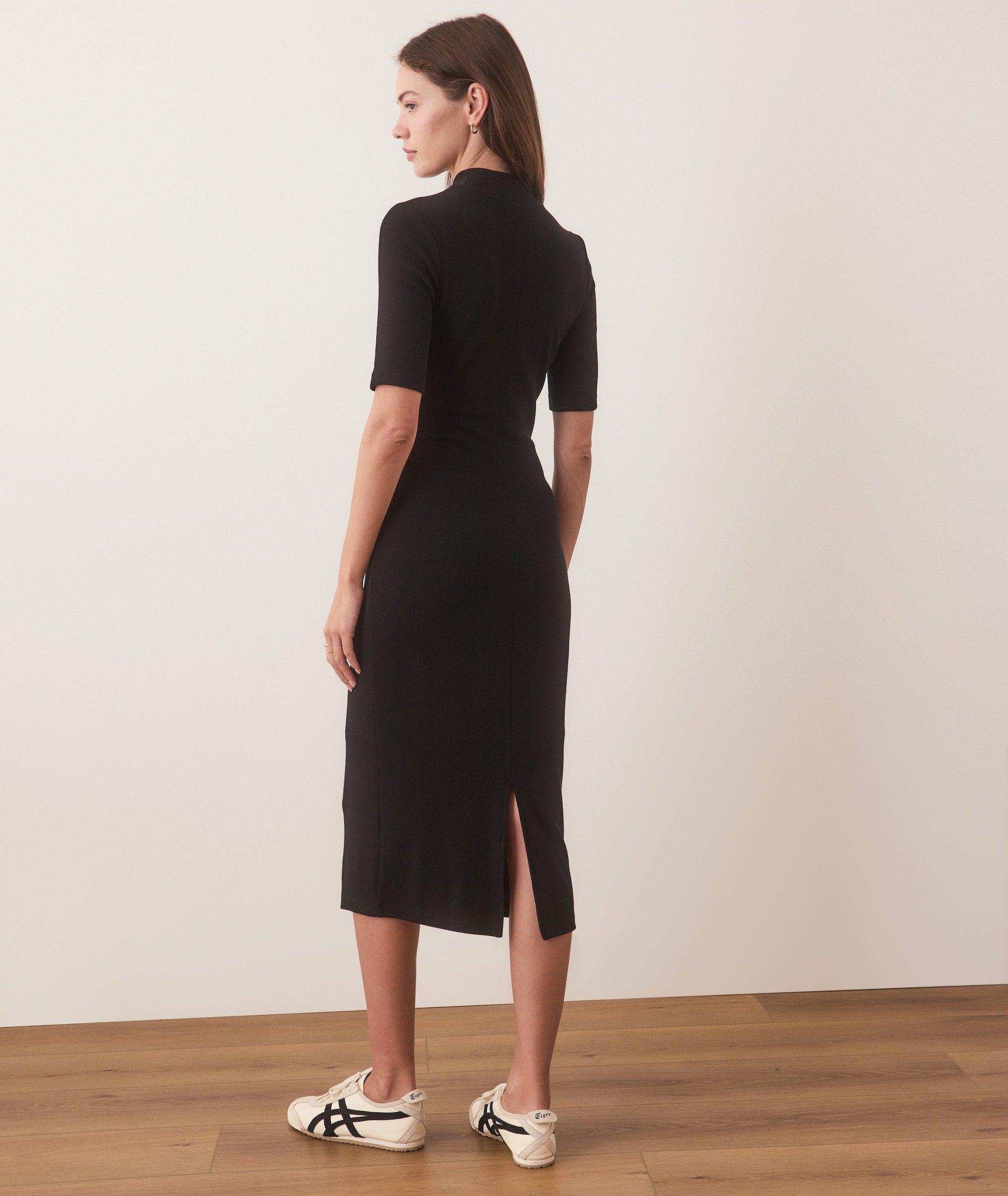 Lexi Rib Mock Neck Midi Dress Product Image