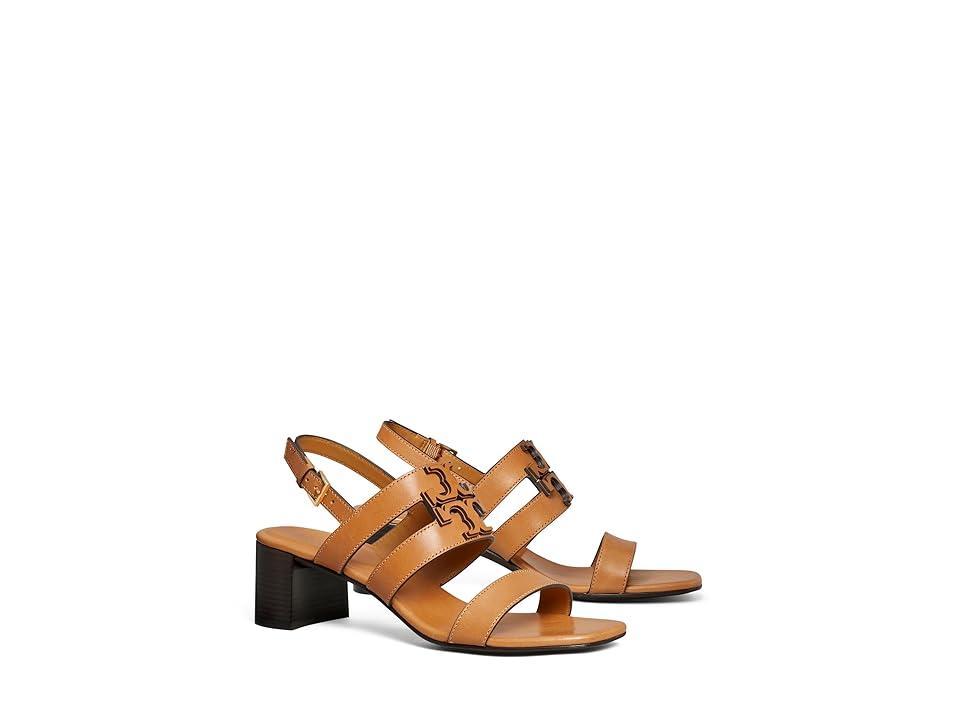 Tory Burch 55 mm Ines Mid Heel Sandals (Camello) Women's Sandals Product Image