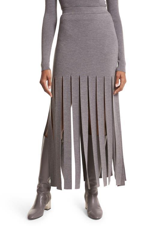 Michael Kors Collection Merino Wool Blend Streamer Skirt Product Image