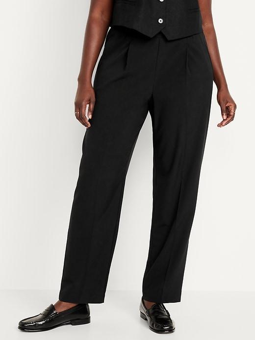 High-Waisted Billie Straight Trouser Product Image