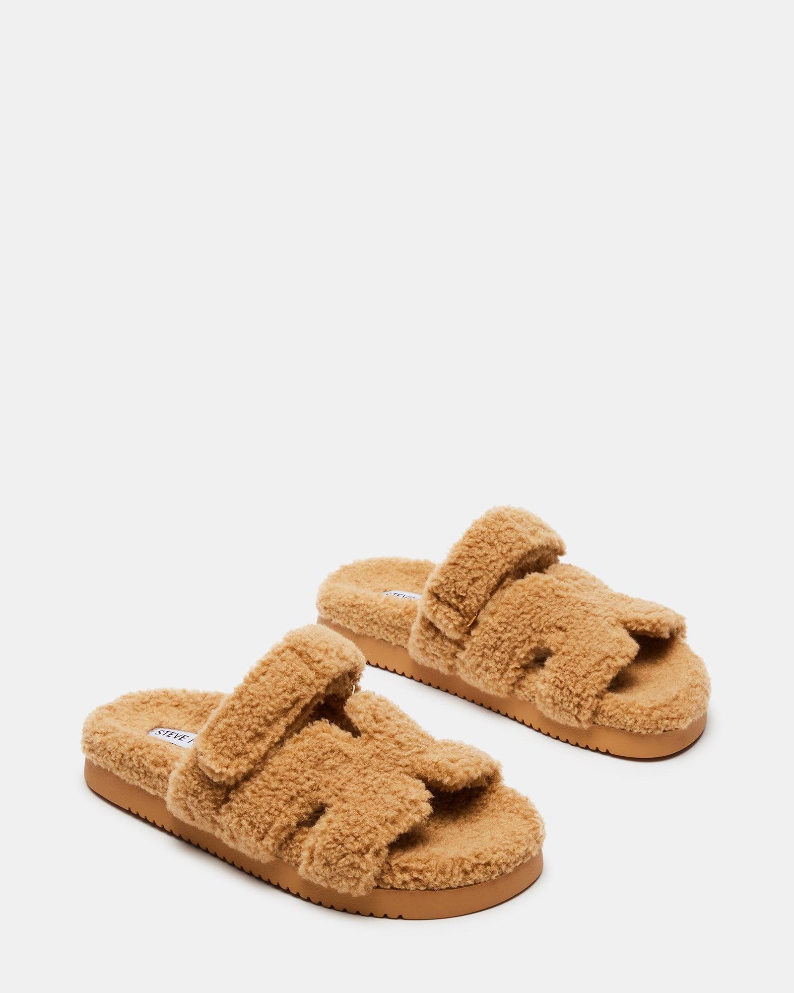 MAYVEN FAUX SHEARLING CAMEL FABRIC Female Product Image